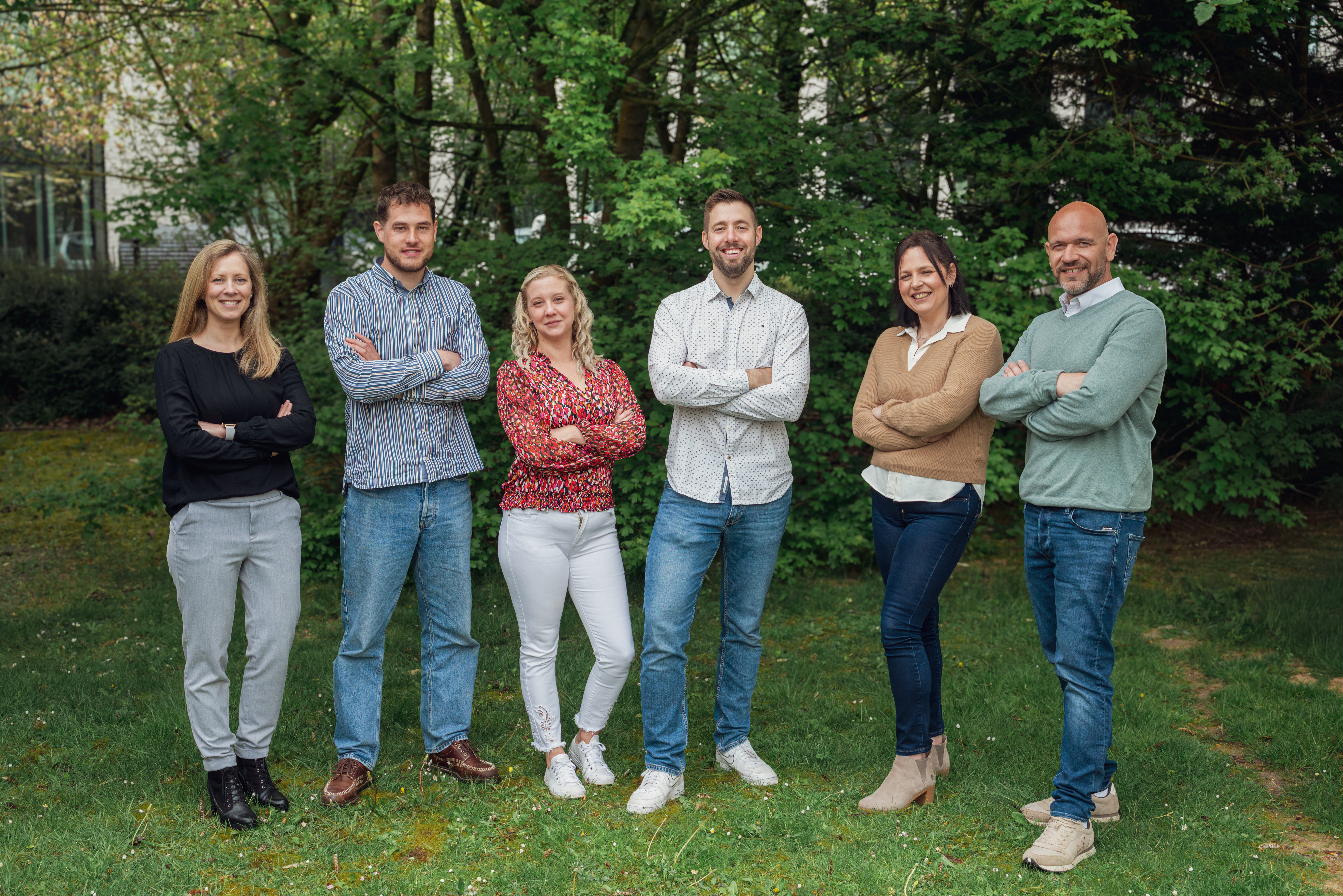 L'equipe Dynamic Services en exterieur